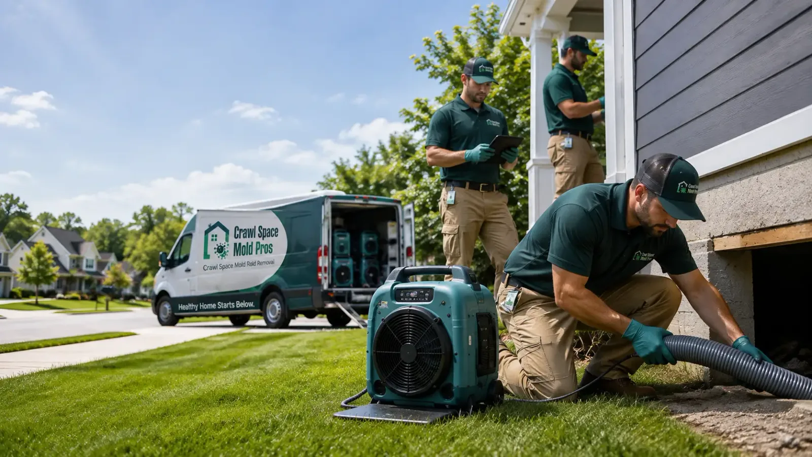 Crawl Space Mold Removal in Geneseo, IL
